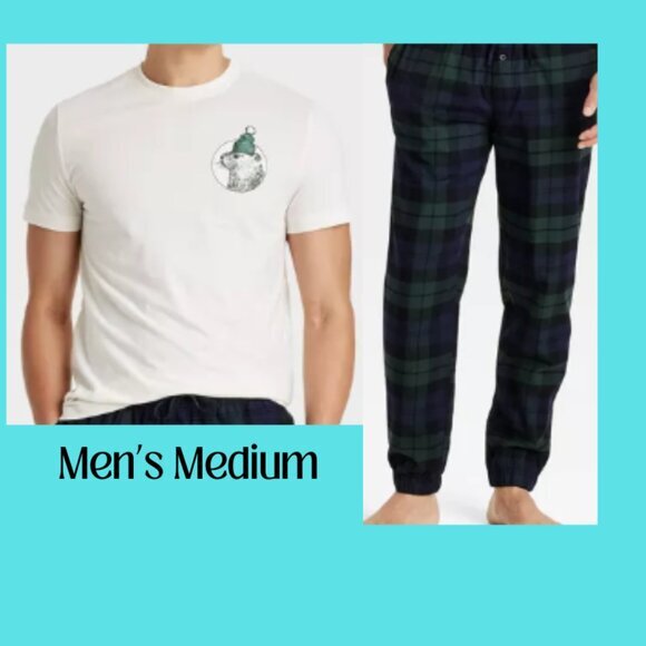 Men's Medium PJ set-‎ NWT - Picture 1 of 4